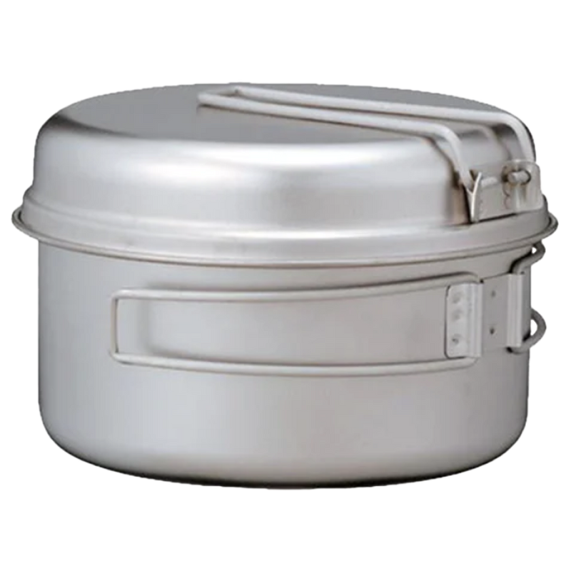 Titanium Multi Compact Cookset, Snow Peak Titanium Multi Compact Cookset pack size