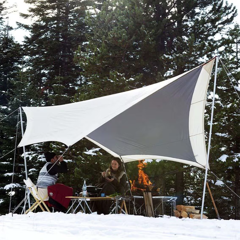 Hexa Evo Takibi Inner Tarp, Snow Peak Hexa Evo Takibi Inner Tarp at camp