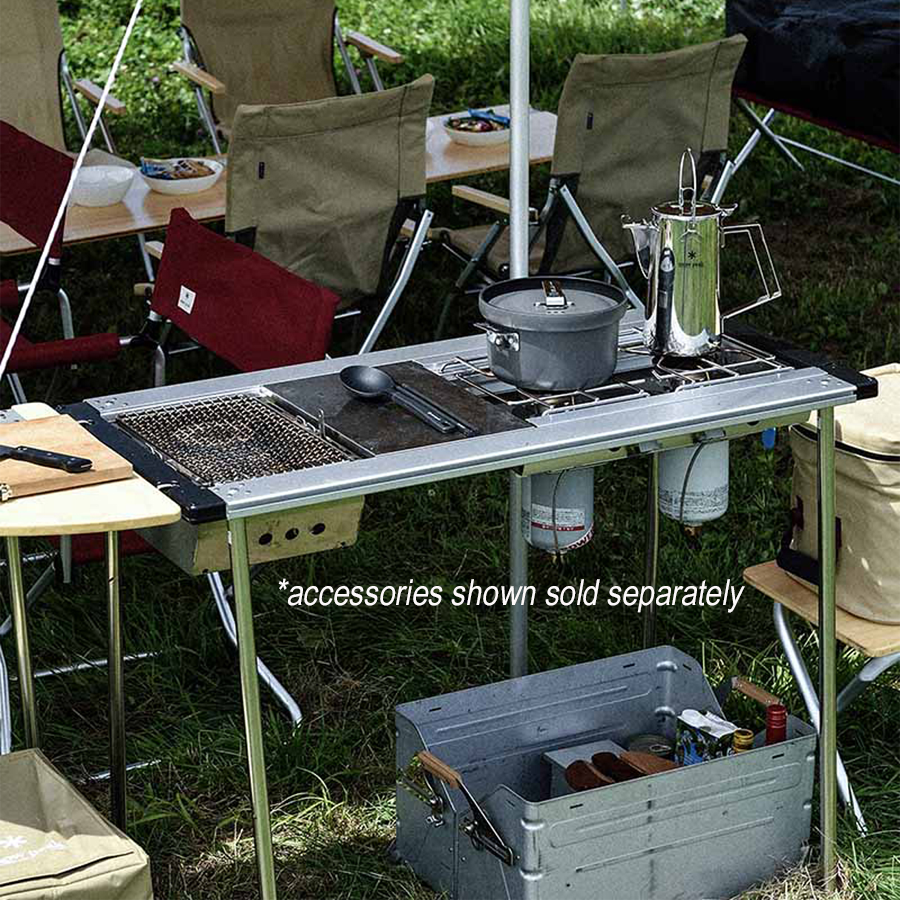 Iron Grill Table Four Unit Frame alternate view