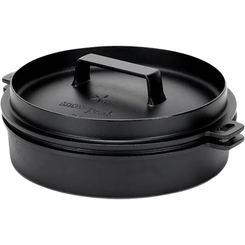 Japanese Cast Iron Oven, Snow Peak Cast Iron Oven with lid