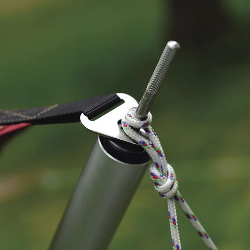Wing Pole 280cm Aluminum, Snow Peak Wing Pole 280cm Aluminum tip at camp