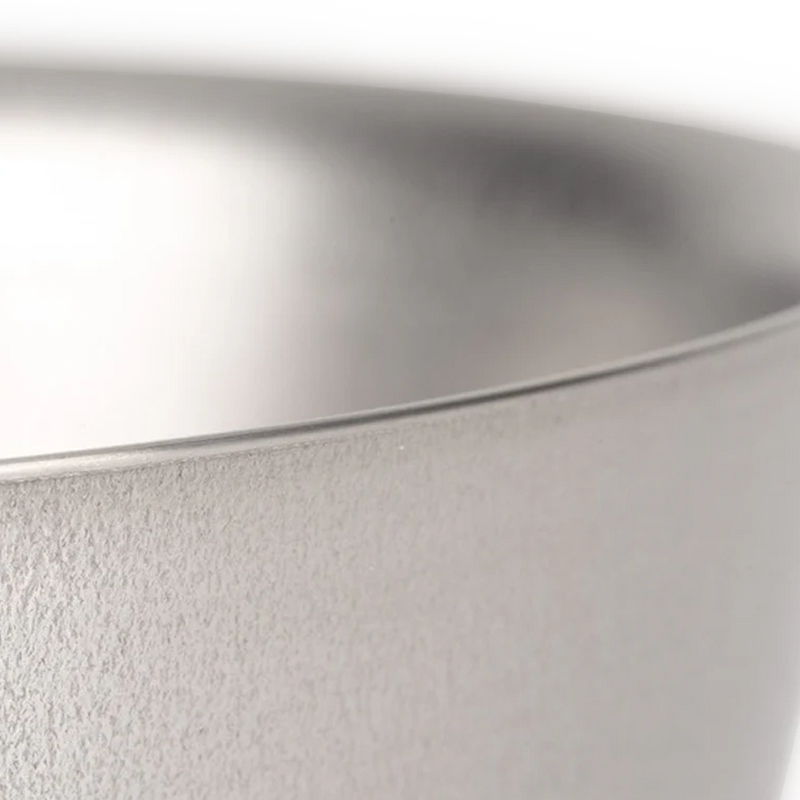Titanium Double Bowl 400, Snow Peak Titanium Double Bowl 600 lip