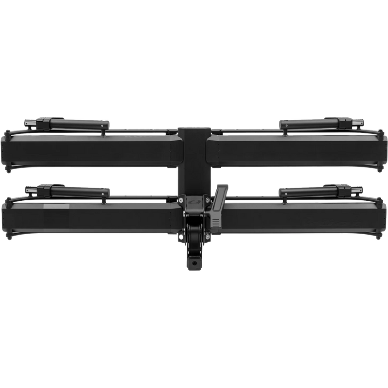 Piston Pro 2" Dual Ratchet 2 Bike Black, Kuat Piston Pro 2" Dual Ratchet 2 Bike Black front folded view