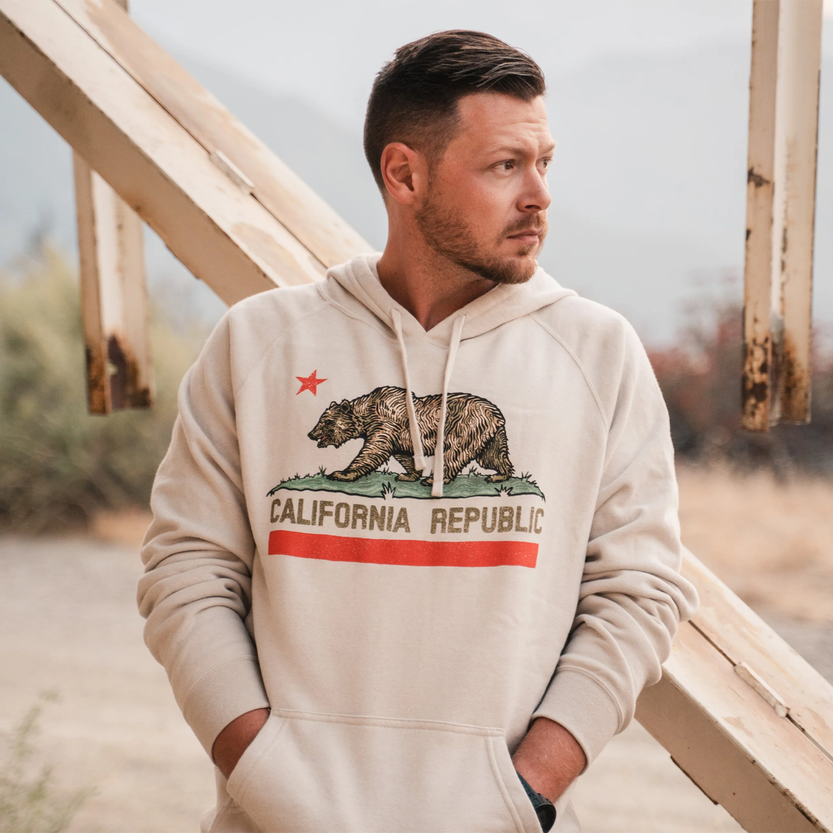 Men's Republic of CA Hoodie alternate view