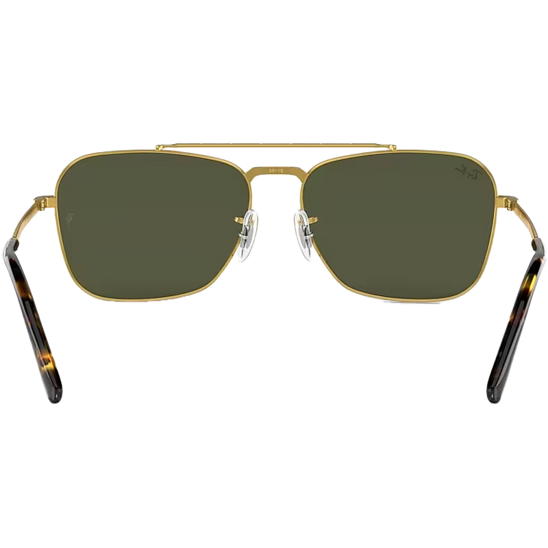New Caravan, Ray Ban New Caravan in Gold/Green back