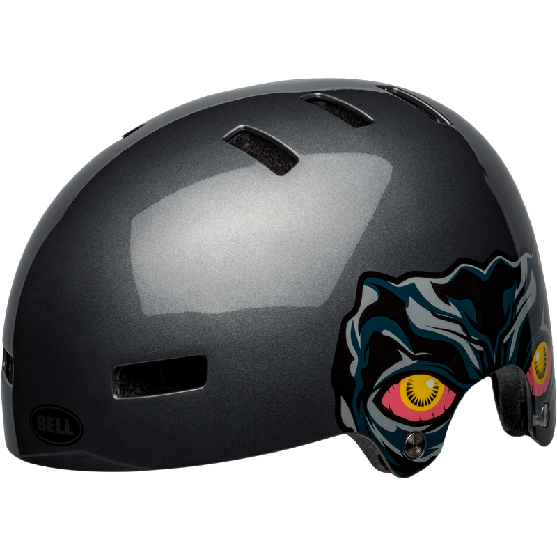 Youth Span, Bell Sports Span in Nightwalker Gloss Gunmetal front left