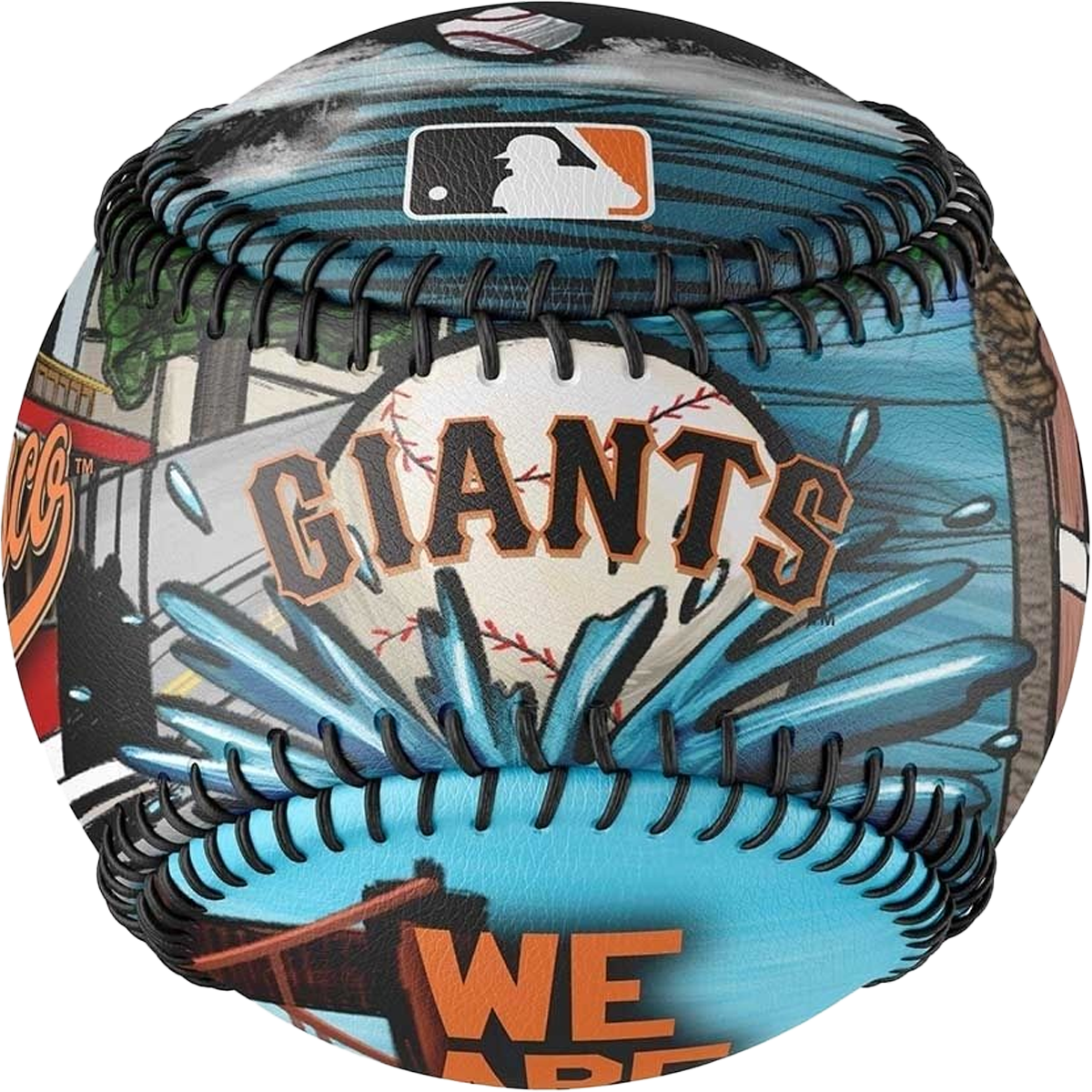 MLB Club Culture Soft Strike Baseball - Giants alternate view