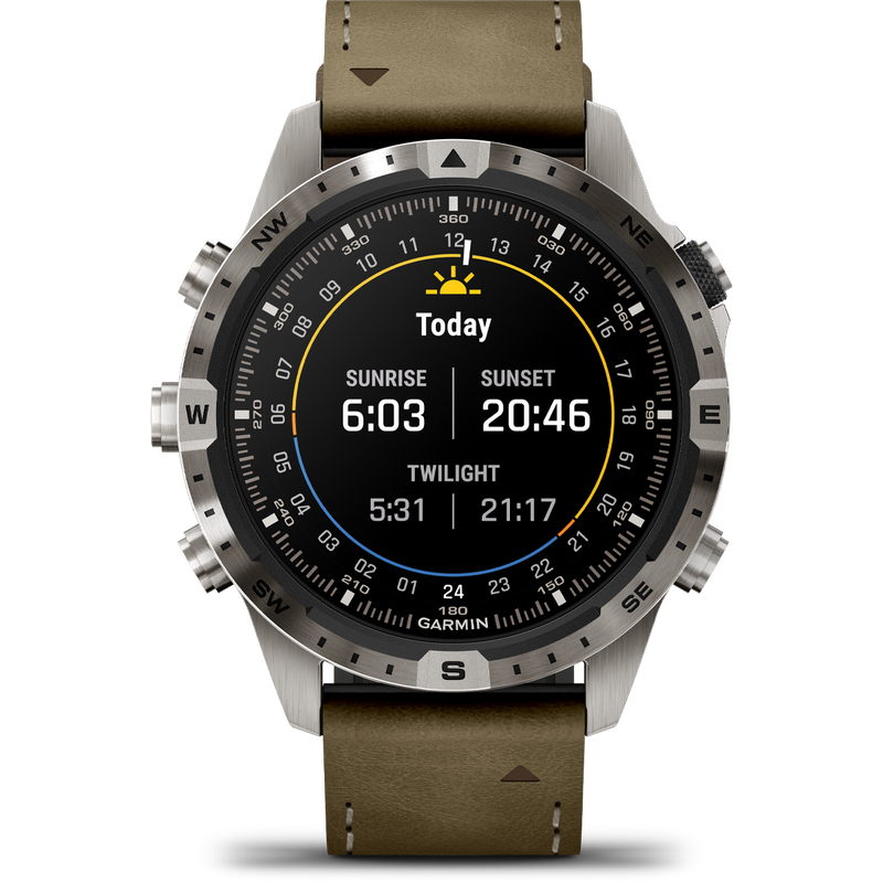 Marq 2 Adventurer, Garmin Marq 2 sunrise/set