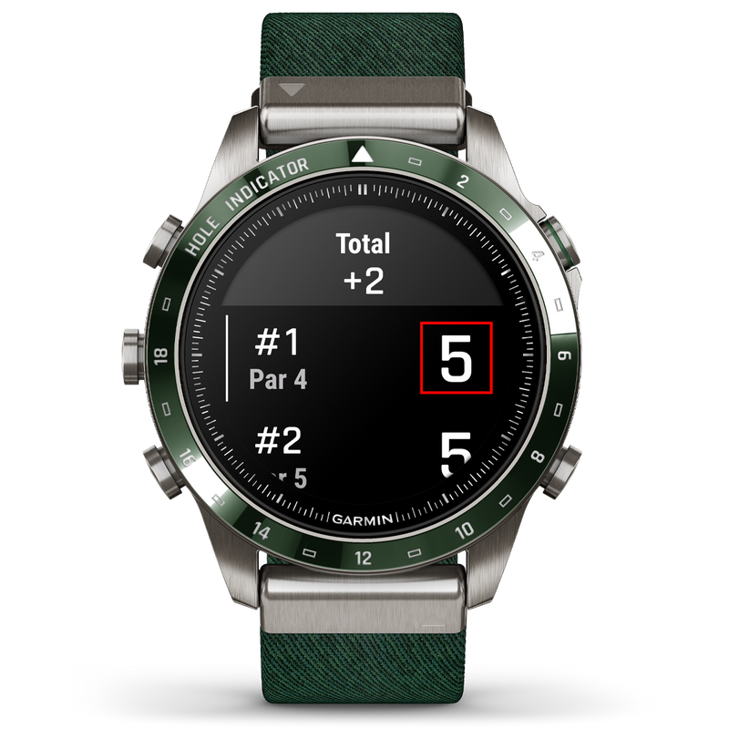 Marq 2 Golfer, Garmin Marq 2 Golfer score