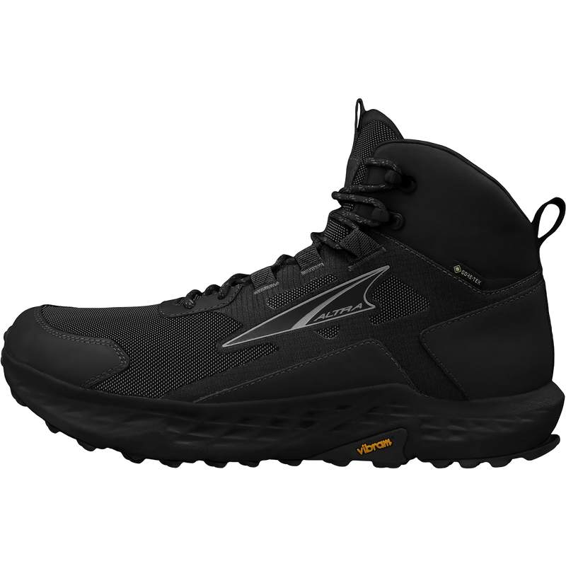 Men's Timp 5 Hiker GTX, Altra Men's Timp 5 Hiker GTX in Black left outside profile