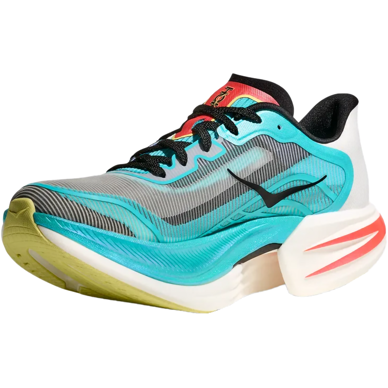 Cielo X1 2.0, Hoka Cielo X1 2.0 in FLCK-Frost/Black left front outside
