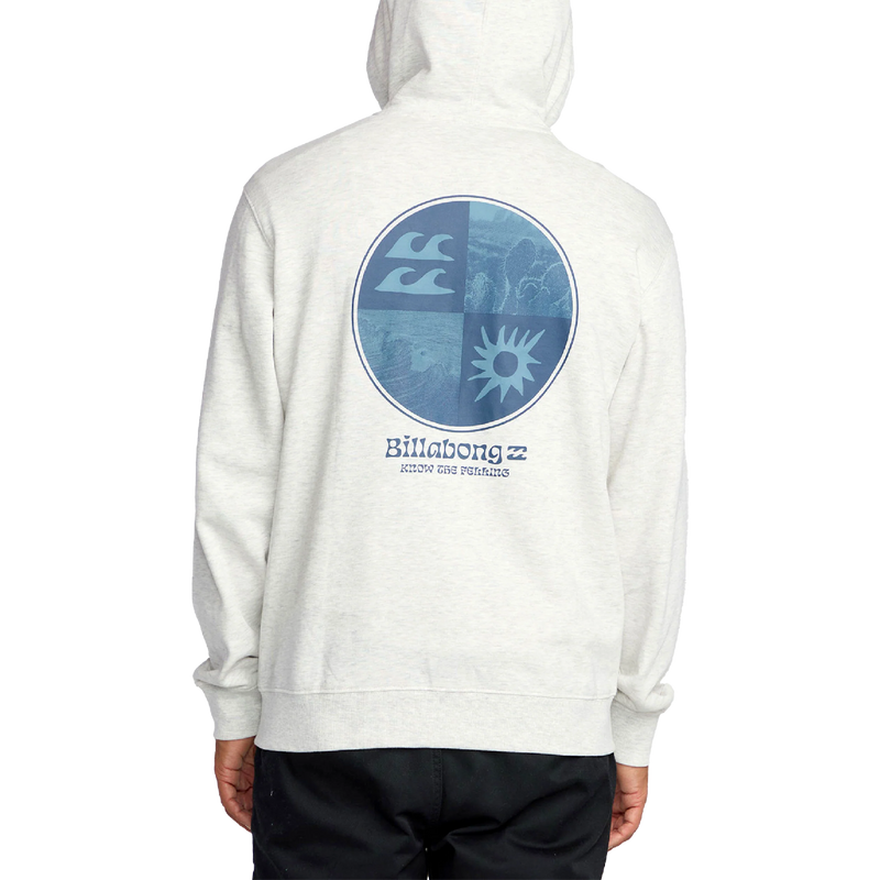Billabong Twin Fins Zip in Oatmeal