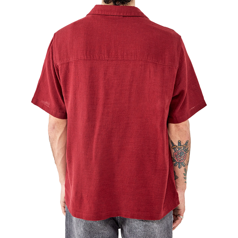 Men's Gauze Crinkle Shirt, BDG Men's Gauze Crinkle Shirt back