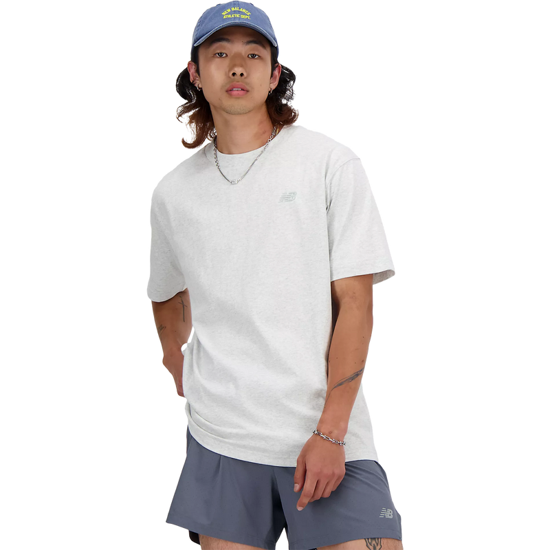 New Balance Men's Athletics Cotton T-Shirt in Ash Heather