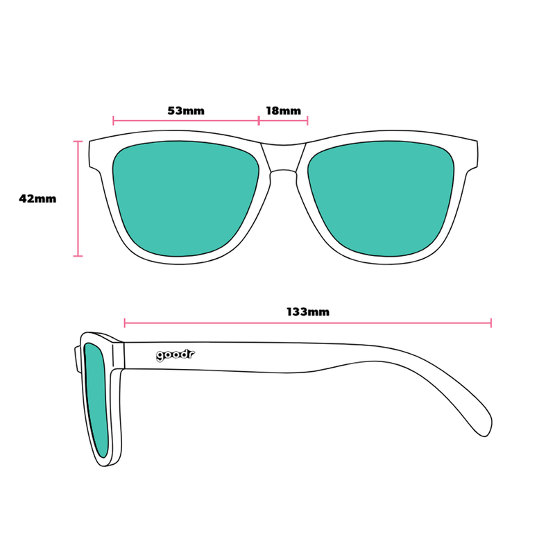 OG - Denali National Park and Preserve, Goodr OG frame specs