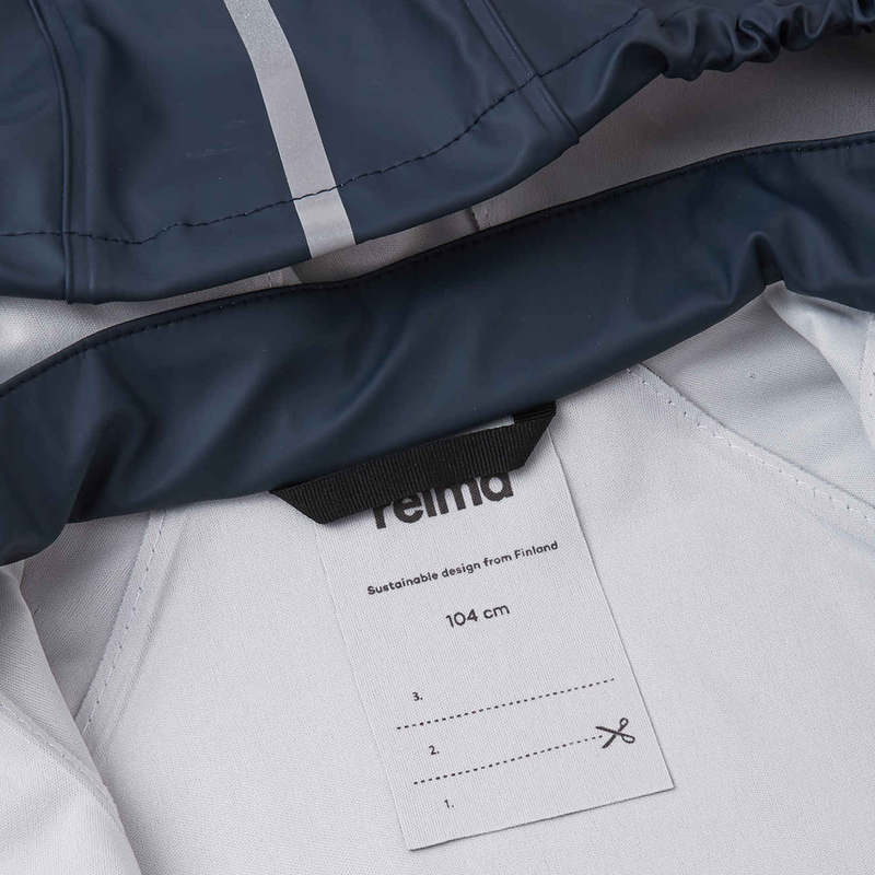 Youth Lampi Waterproof Rain Jacket, Reima Youth Lampi Waterproof Rain Jacket tag