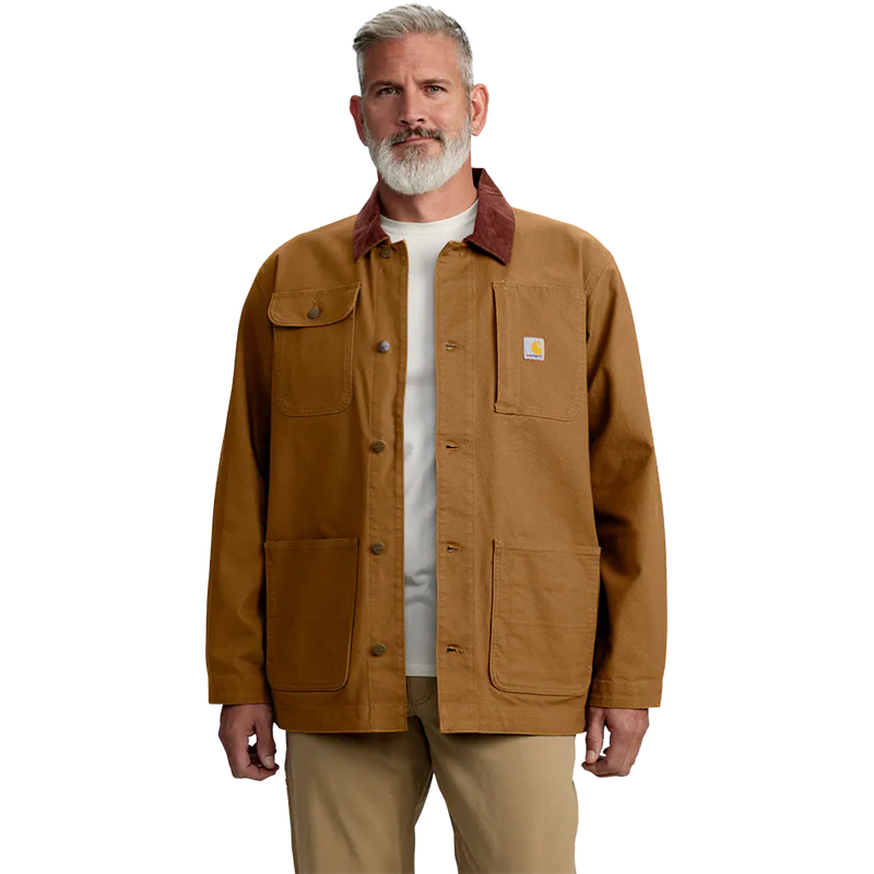 Men's Rugged Flex Duck Loose Fit Chore Coat, Featured Image