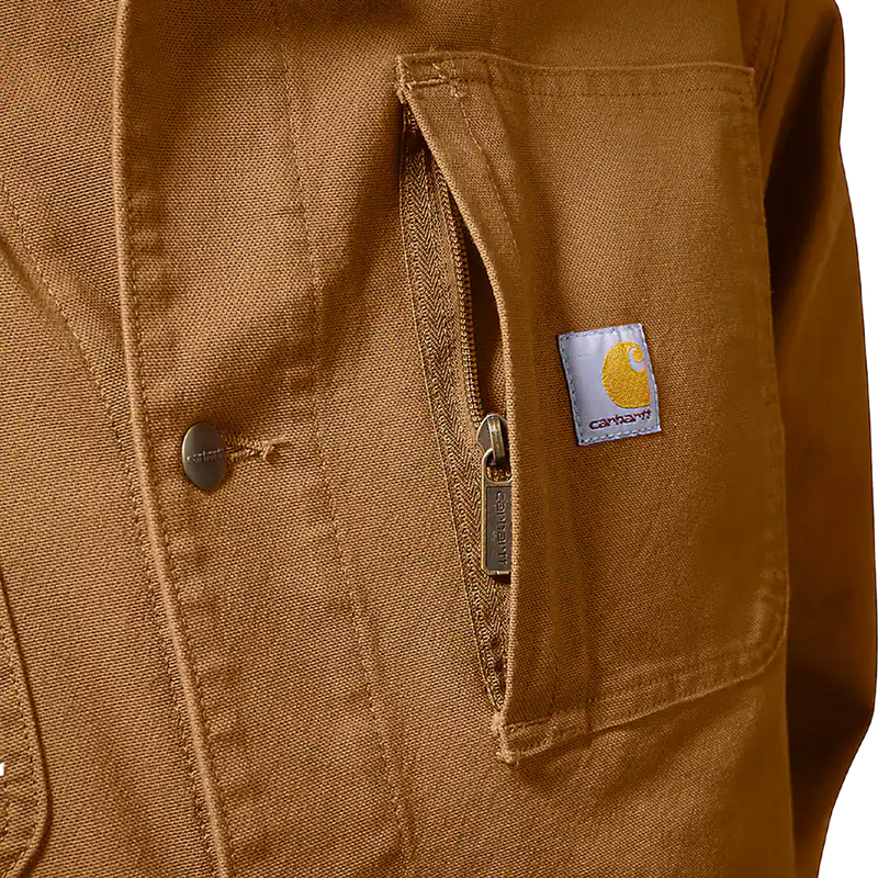 Men's Rugged Flex Duck Loose Fit Chore Coat, Carhartt Men's Rugged Flex Duck Loose Fit Chore Coat Front Chest Pocket