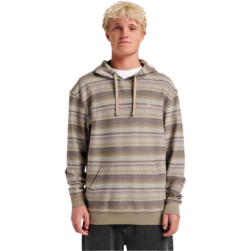 Men's Great Otway Hoodie, Quiksilver Men's Great Otway Hoodie in FNR-Fallen Rock front