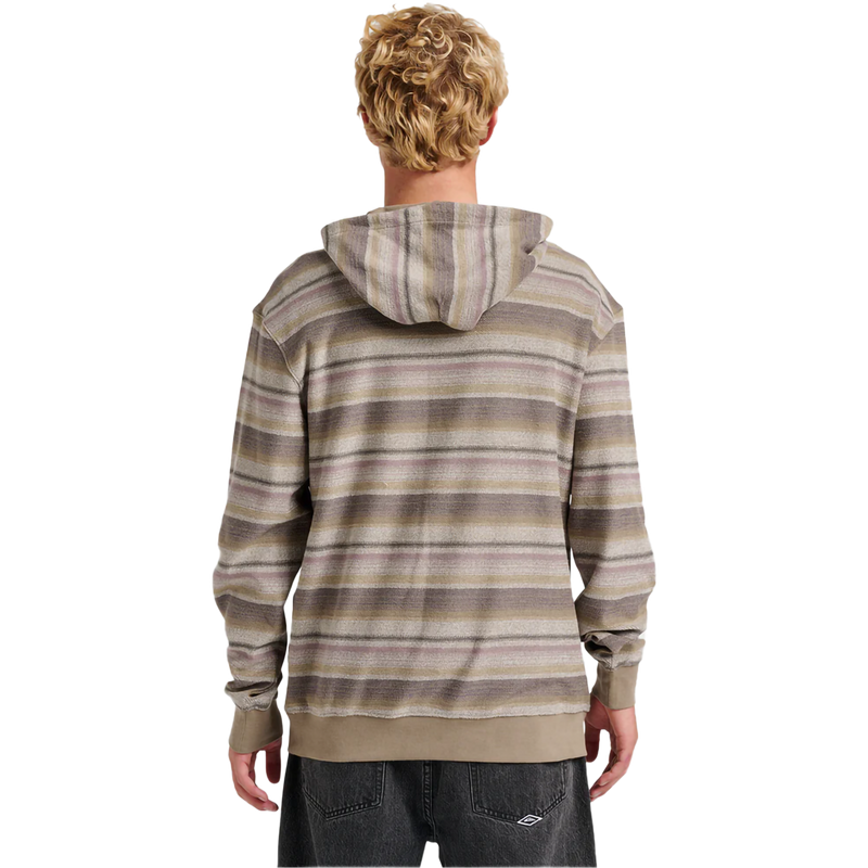 Men's Great Otway Hoodie, Quiksilver Men's Great Otway Hoodie in FNR-Fallen Rock back