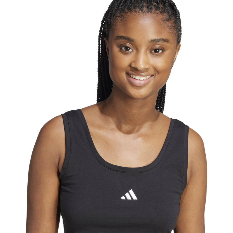 Women's Essentials Small Logo Cotton Lifestyle Tank Top, Women's Essentials Small Logo Cotton Lifestyle Tank Top Front Logo