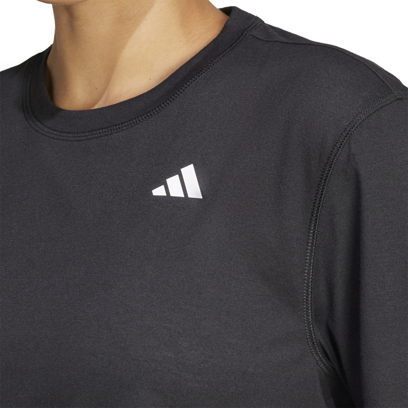 Women's Train Essentials Boxy Workout Tee, Adidas Women's Train Essentials Boxy Workout Tee Chest Logo