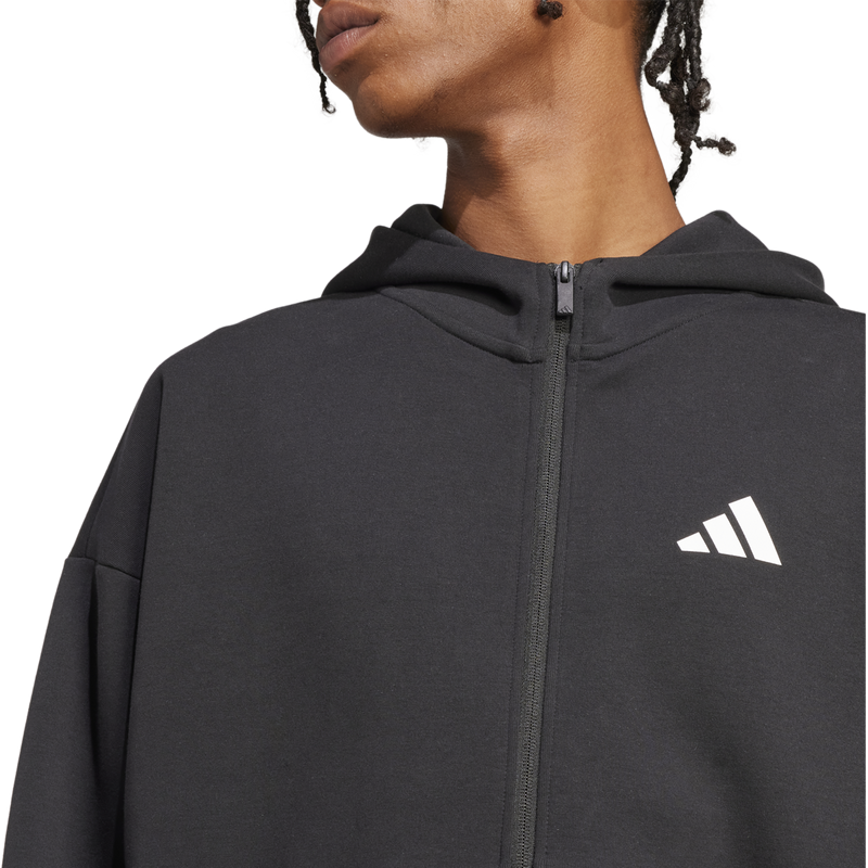 Men's Future Icons Small Logo Full-Zip Hoodie, Adidas Future Icons Small Logo Full-Zip Hoodie zipper