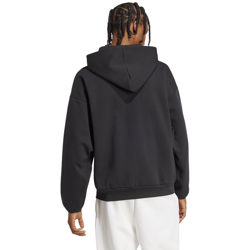 Men's Future Icons Small Logo Full-Zip Hoodie, Adidas Future Icons Small Logo Full-Zip Hoodie back