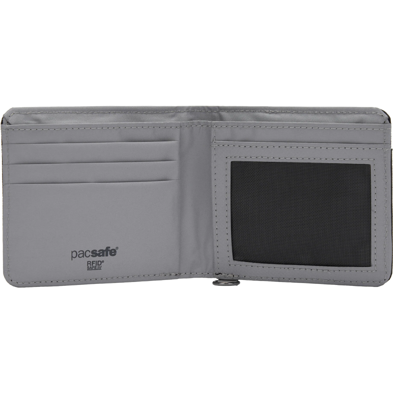 RFIDsafe Bifold Wallet, Pacsafe RFIDsafe Bifold Wallet open