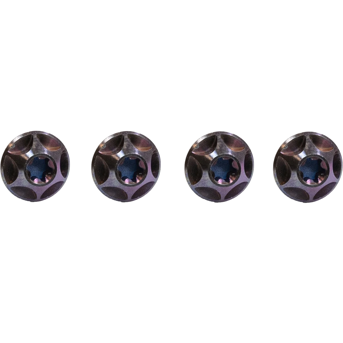 Titanium Cage Bolts Royal Purple alternate view
