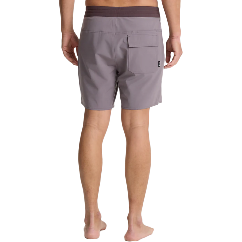 Men's Chiller 17" Boardshorts, Roark Men's Chiller 17" Boardshorts in SHK Shark back