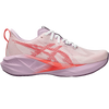 Asics Women's NovaBlast 5 in 101-White Coral Reef right profile