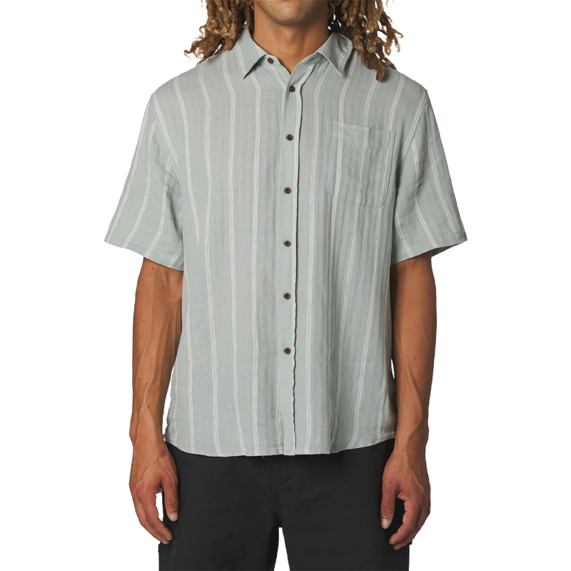 Men's Alan Shirt, Men's Katin Alan Shirt in Abyss front view on model