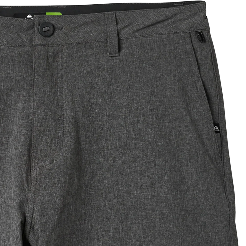 Men's Union Heather Amphibian 20" Short, Quiksilver Men's Union Heather Amphibian Front Pocket