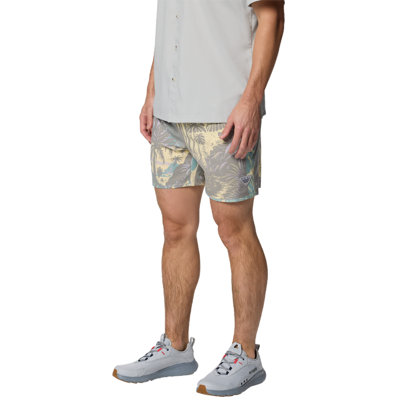 Men's PFG Rambler Print Water Short 8", Columbia Men's PFG Rambler Print Water Short 8" 3/4 Front