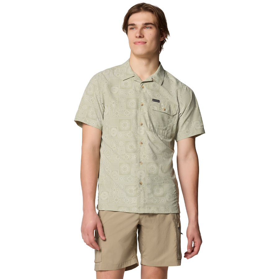 Men's Tech Trail Utility Print Woven Short Sleeve Shirt alternate view