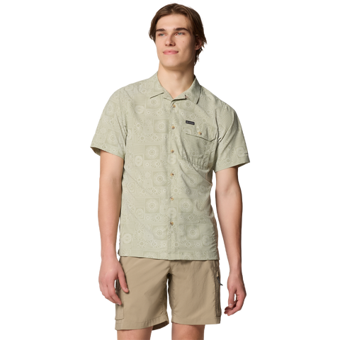 Men's Tech Trail Utility Print Woven Short Sleeve Shirt