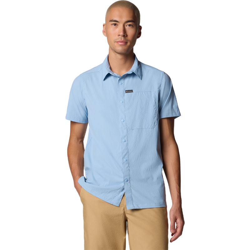 Men's Sage Peak Woven Short Sleeve Shirt, Featured Image