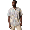 Columbia Men's Trollers Best Short Sleeve Shirt in Lemon Wash Tarpon Trek