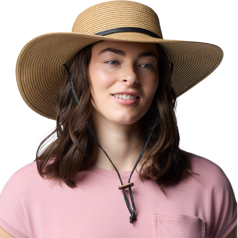 Women's Global Adventure Packable Hat III, Columbia Women's Global Adventure Packable Hat III on Model Front