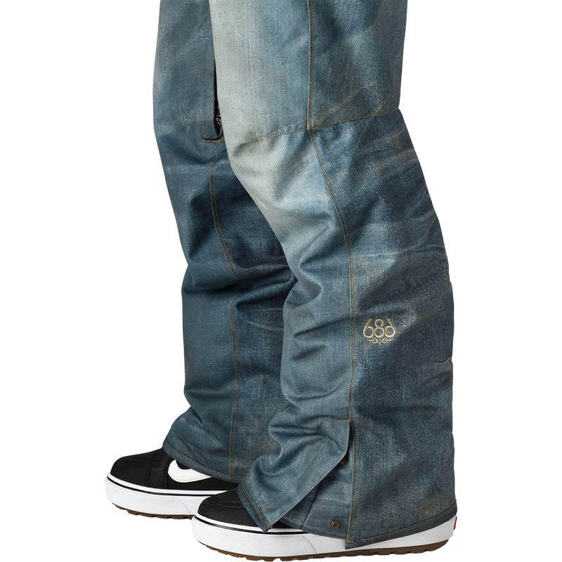 Men's Deconstructed Denim Pant, 686 Men's Deconstructed Denim Pant in IDGD-Indigo Denim cuffs