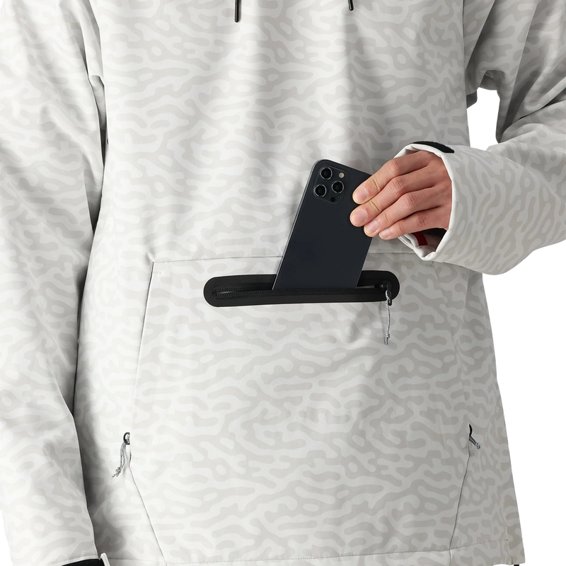 Men's Waterproof Hoody, 686 Men's Waterproof Hyperchromic Pullover Hoody pocket