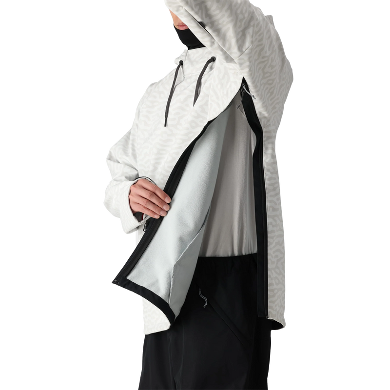 Men's Waterproof Hoody, 686 Men's Waterproof Hyperchromic Pullover Hoody side zip