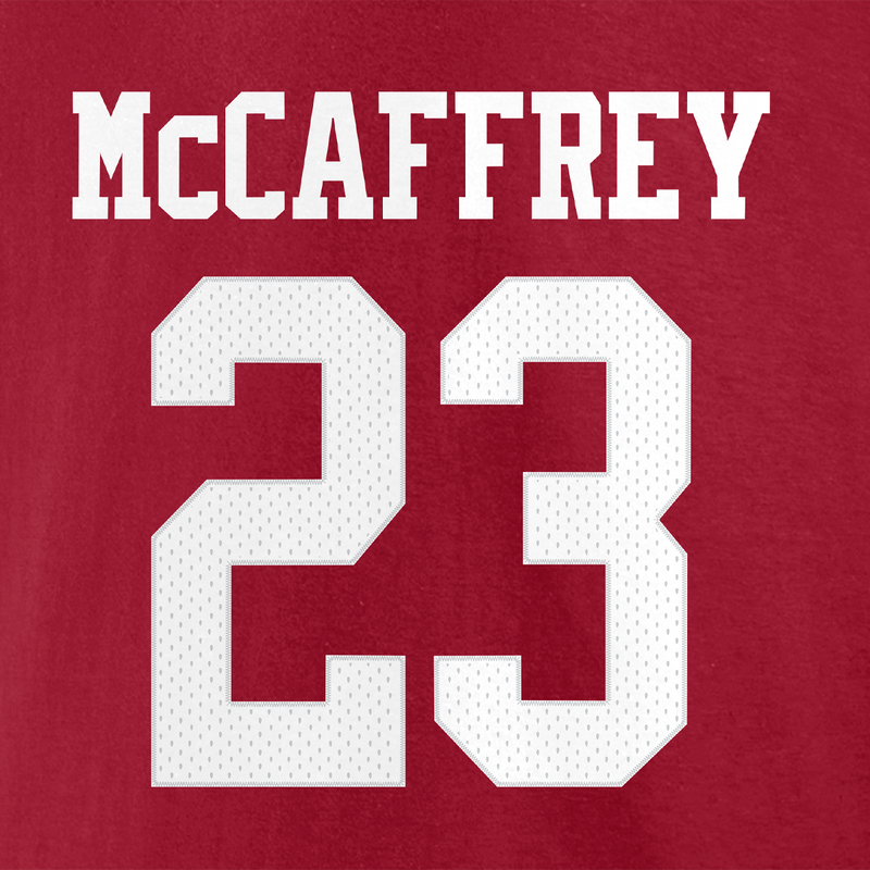 Men's 49ers Player Icon Name and Number Tee - McCaffrey, Fanatics Men's 49ers Player Icon Name and Number Tee - McCaffrey number