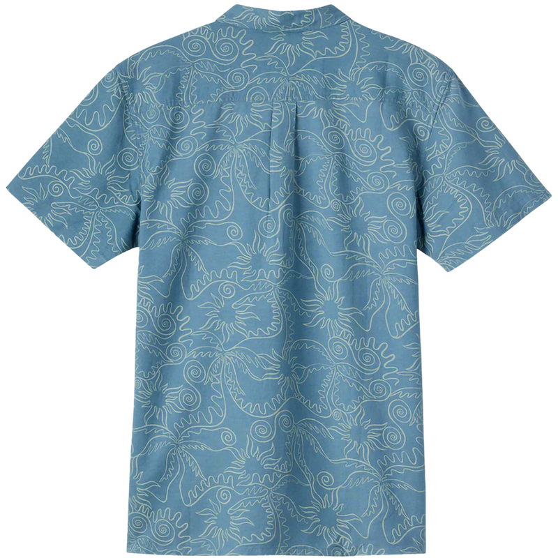 Men's OG Eco Print Standard, O'neill OG Eco Print Standard in AEG-Aegean Blue back