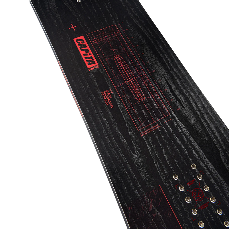 Black Snowboard Of Death, Capita Black Snowboard Of Death top middle