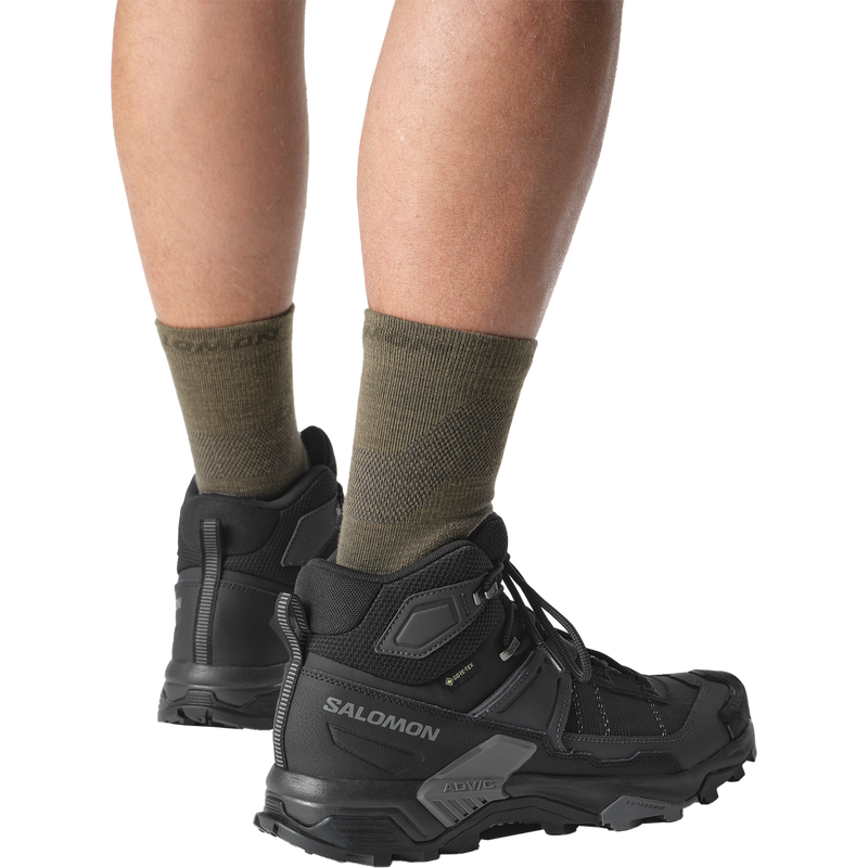 Men's X Ultra 5 Mid Gore-Tex, Salomon Men's X Ultra 5 Mid GTX back on model
