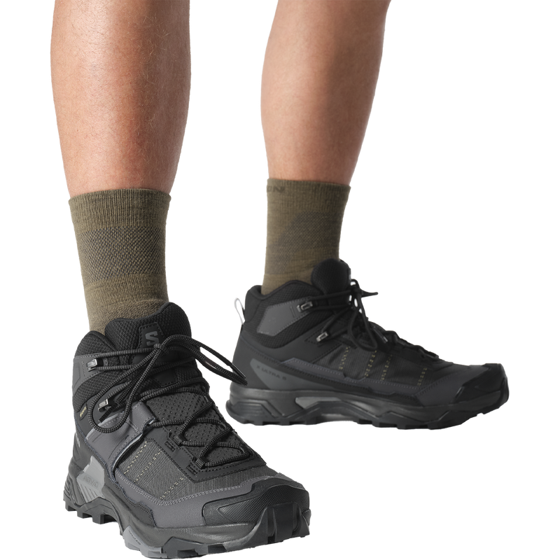 Men's X Ultra 5 Mid Gore-Tex, Salomon Men's X Ultra 5 Mid GTX front on model