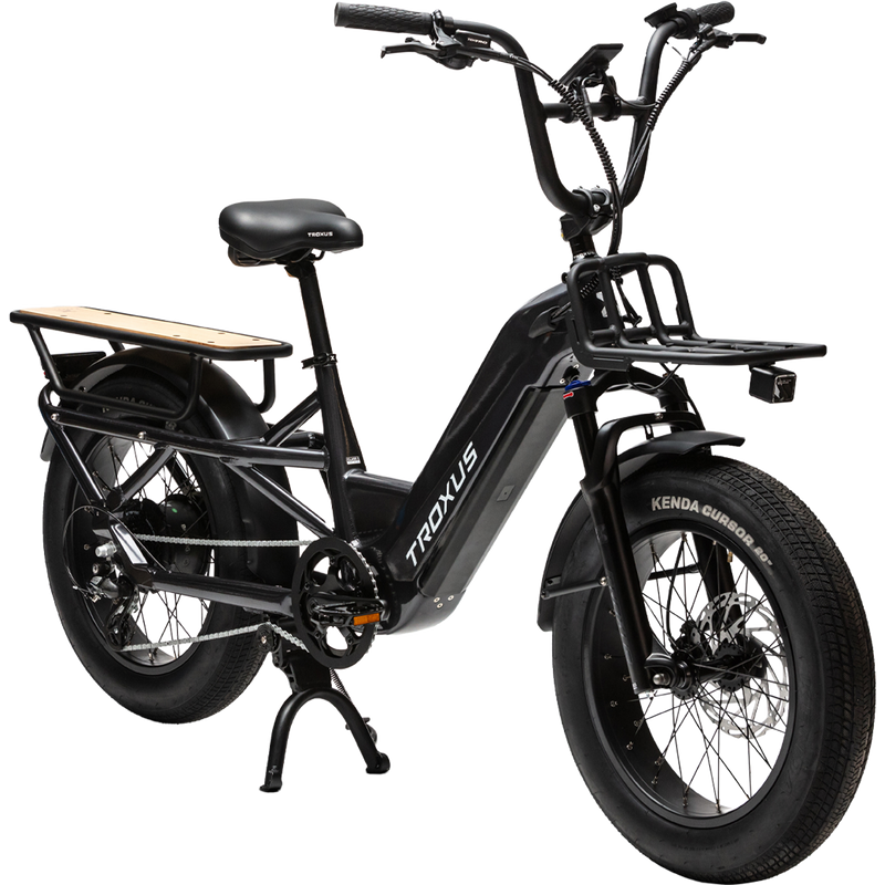 Troxus Lynx Cargo E-Bike, SB Rentals Troxus Lynx Cargo E-Bike in Black