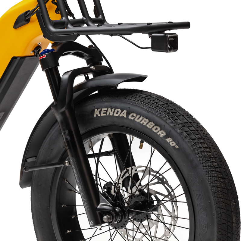 Troxus Lynx Cargo E-Bike, SB Rentals Troxus Lynx Cargo E-Bike Fork